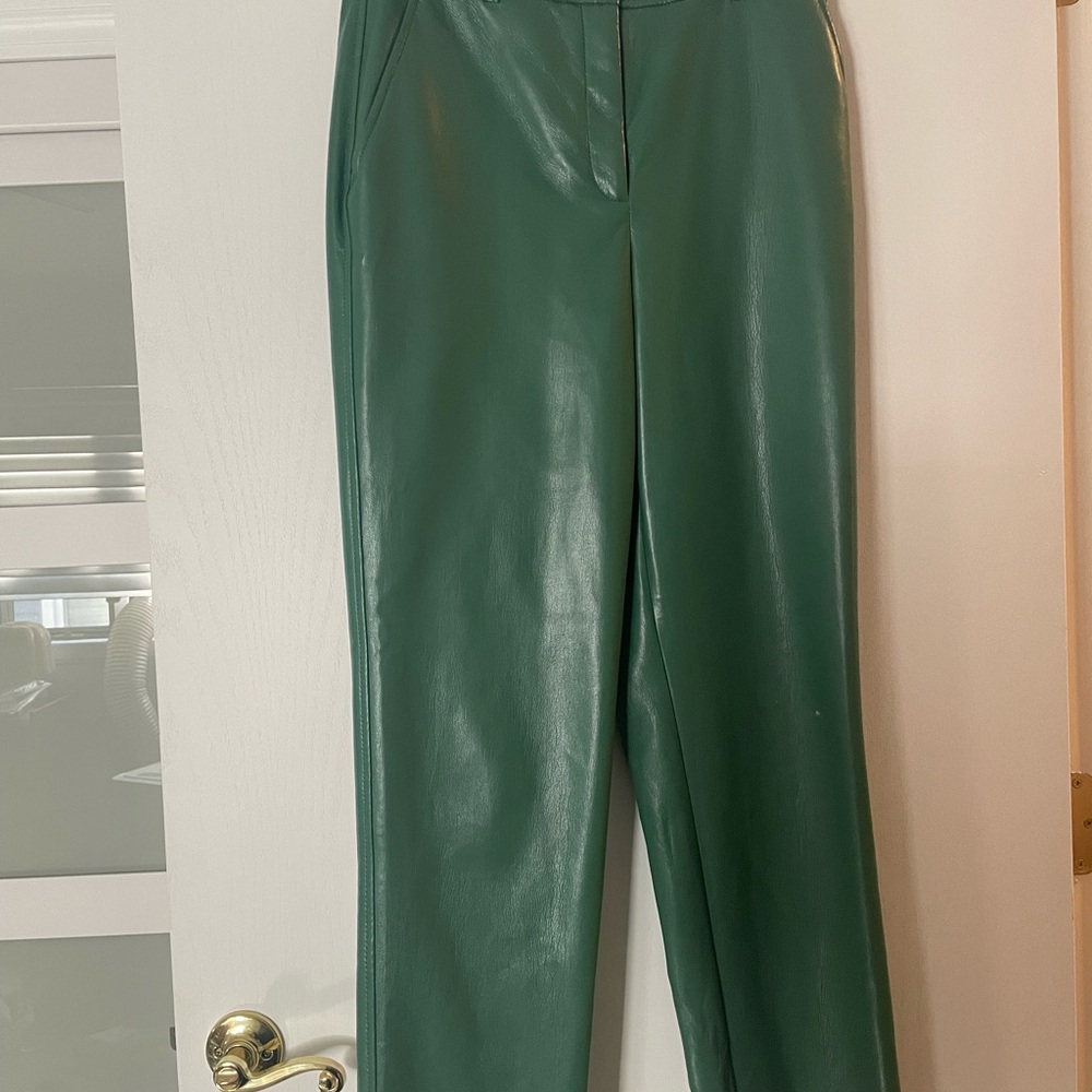 Babaton Dark Green Women's Trousers